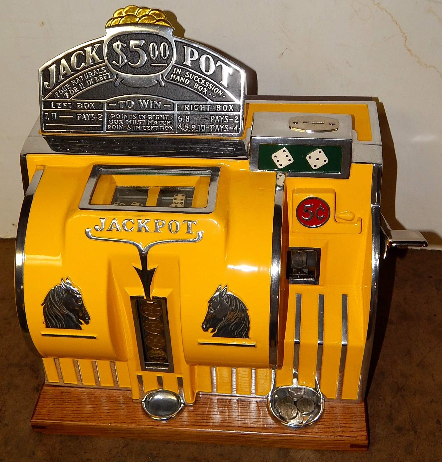 Antique Slot Machines For Sale, Used Coin Operated Antique Slot Machine
